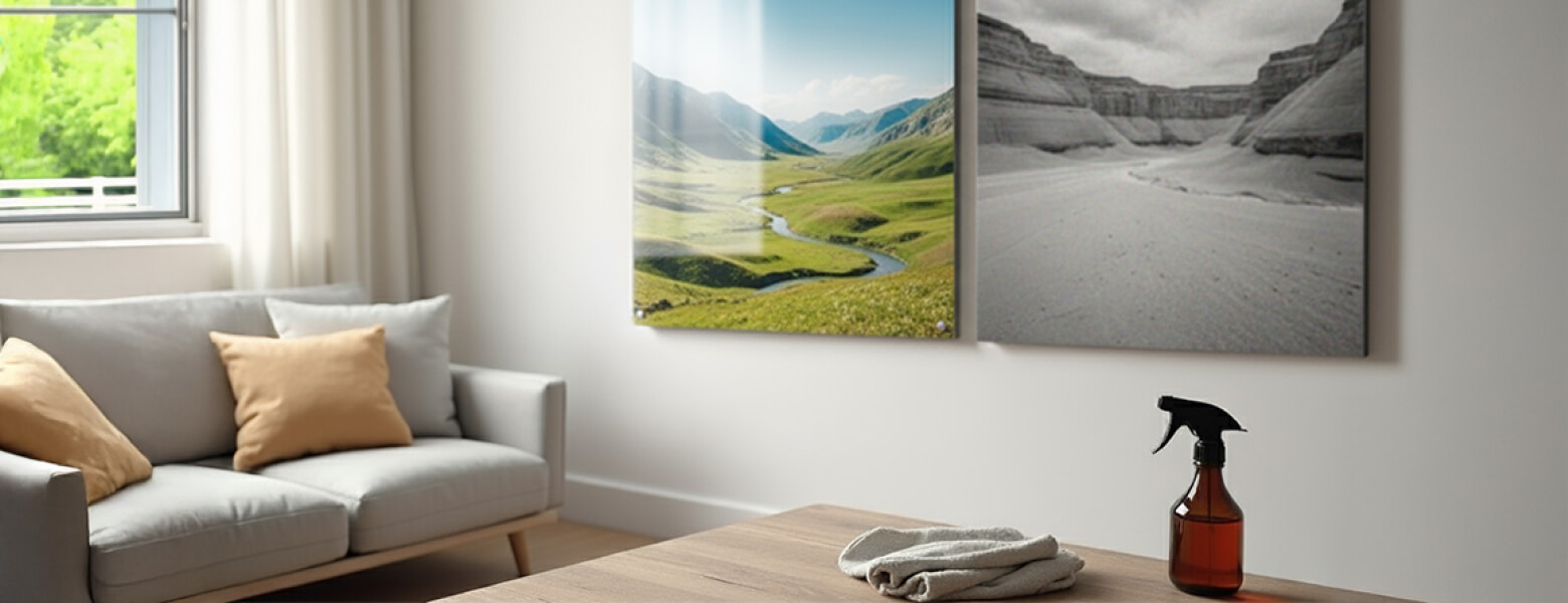 How to Clean & Maintain Your Acrylic and Metal Print
