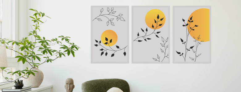 How Minimal Wall Art Can Help You Declutter Mentally