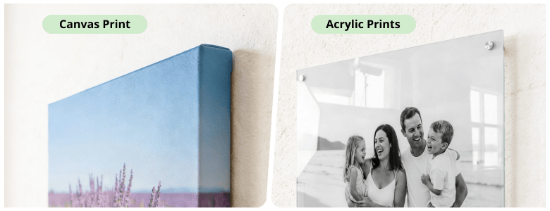 <strong>Canvas vs Acrylic Prints – Which One Truly Enhances Your Walls?</strong> 