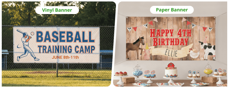 <strong>Paper vs Vinyl Banners: Which One Should You Choose for Your Campaign?</strong> 