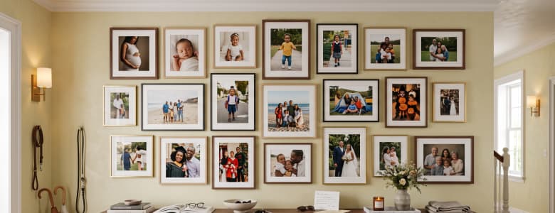 How to Create a Gallery Wall with Family Photos