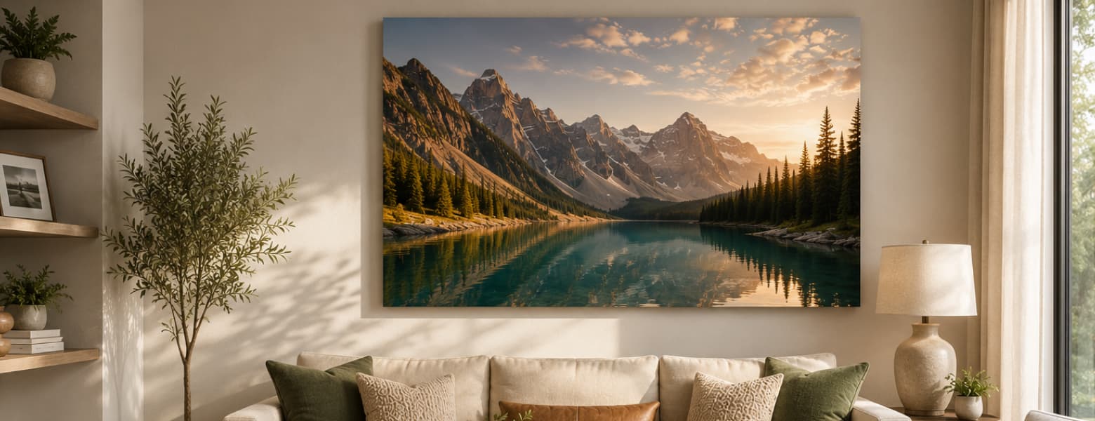 What Size Canvas Print Should I Choose for My Living Room?
